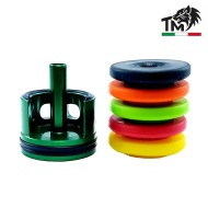 Testa cilindro in ERGAL per SRE con 5 PAD di battuta TopMax (tcmmv2rp5-sre)