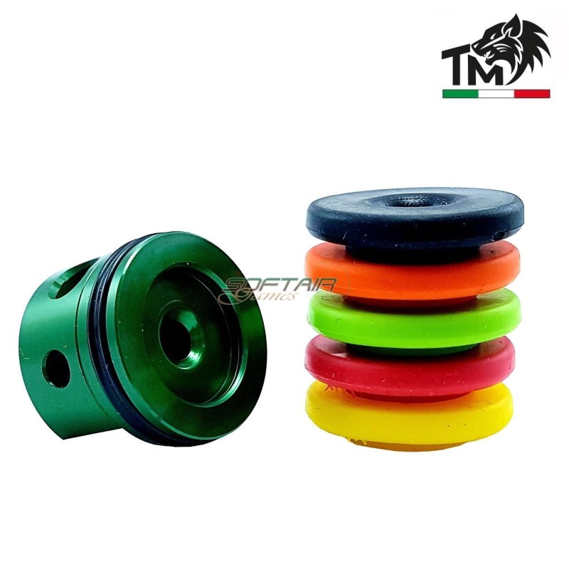 Testa cilindro in ERGAL per SRE con 5 PAD di battuta TopMax (tcmmv2rp5-sre)