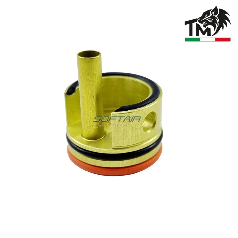 Testa cilindro in ERGAL con PAD ORANGE per UMAREX/VFC MP7 AEG gen1/gen2 TopMax (tcmmp7)