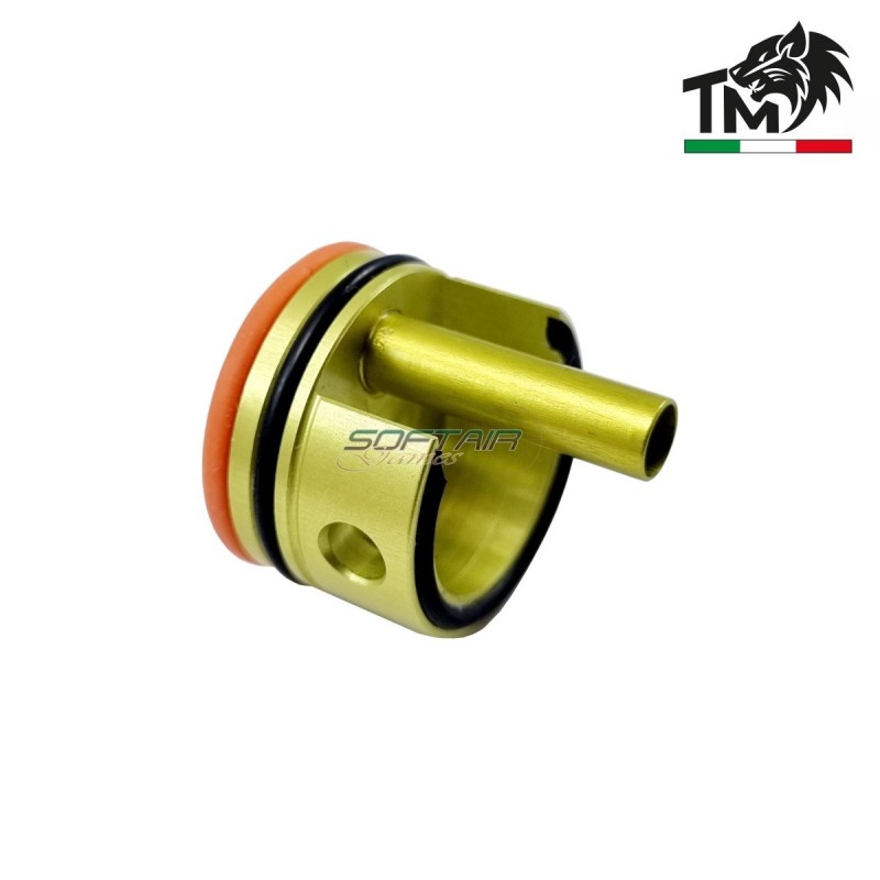 Testa cilindro in ERGAL con PAD ORANGE per UMAREX/VFC MP7 AEG gen1/gen2 TopMax (tcmmp7)