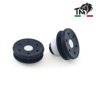 Testa pistone NERA in DELRIN e cuscinetti in DELRIN TopMax (tpnmm-d)