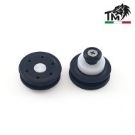 Testa pistone NERA in DELRIN e cuscinetti in DELRIN TopMax (tpnmm-d)
