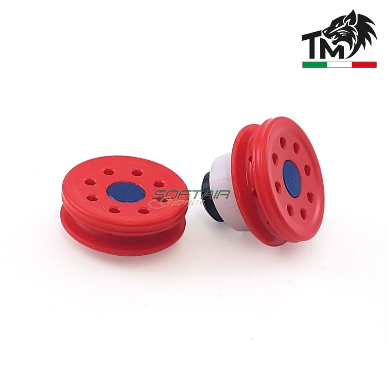 DELRIN REDPOWER piston head with radial holes and DELRIN BEARING TopMax (tprpwmm-d)