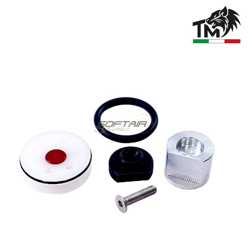 Testa pistone BIANCA in DELRIN per piattaforma Marui SRE TopMax (tmtpwd-sre)