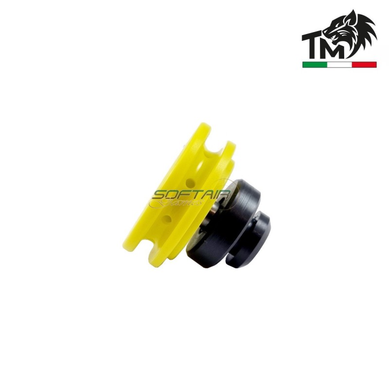 Testa pistone SUNPOWER con fori radiali in DELRIN per UMAREX/VFC MP7 AEG gen1/gen2 TopMax (tpmp7d)