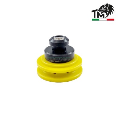 Testa pistone SUNPOWER con fori radiali in DELRIN per UMAREX/VFC MP7 AEG gen1/gen2 TopMax (tpmp7d)