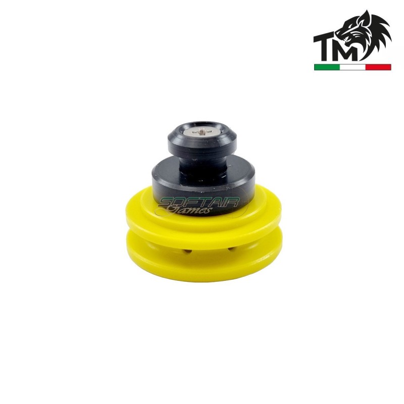 Testa pistone SUNPOWER con fori radiali in DELRIN per UMAREX/VFC MP7 AEG gen1/gen2 TopMax (tpmp7d)