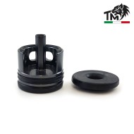 HighProfile ERGAL CNC cylinder head with BLACK PAD TopMax (tcmmv2b-nv)