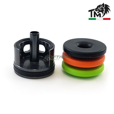 Testa cilindro in ERGAL con 3 PAD di battuta B.A. TopMax (tcmmv2-nv)