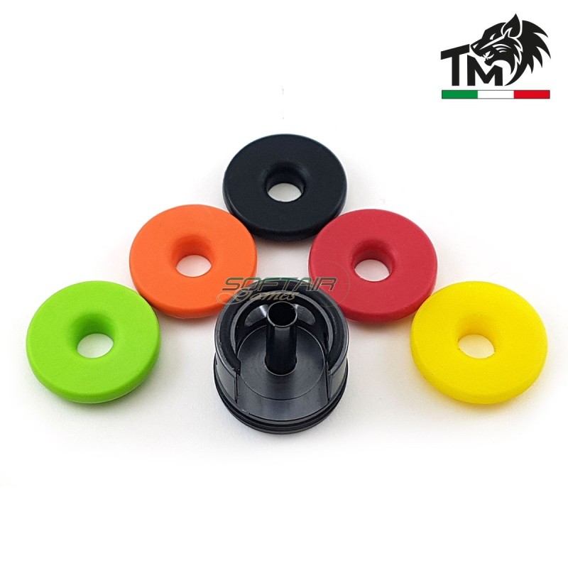 Testa cilindro in ERGAL con 5 PAD di battuta B.A TopMax (tcmmv2rp5-nv)