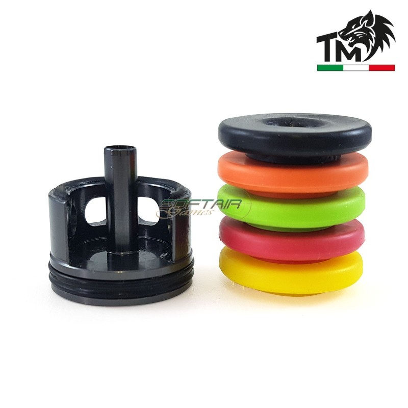 Testa cilindro in ERGAL con 5 PAD di battuta B.A TopMax (tcmmv2rp5-nv)