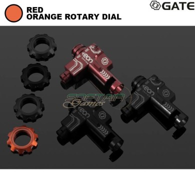 Gruppo Hop-Up EON Red + ORANGE rotary dial per aeg M4 Gate (gate-eon-hop-ro)