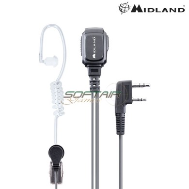 Auricolare/microfono MA31-LK PRO Per Kenwood Modello Pneumatico Midland (c1497.01)