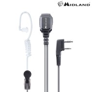 Auricolare/microfono MA31-LK PRO Per Kenwood Modello Pneumatico Midland (c1497.01) Auricolare/microfono MA31-LK PRO Per Kenwood Modello Pneumatico Midland (c1497.01)