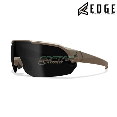 Arc Light Shooting Glasses TAN lens SMOKE G15 Edge Tactical (edge-etal2-sm)