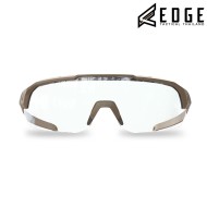 Occhiali da tiro Arc Light TAN lente CLEAR Edge Tactical (edge-etal2-ts)
