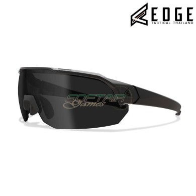 Arc Light Shooting Glasses BLACK lens SMOKE G15 Edge Tactical (edge-etal1-sm)