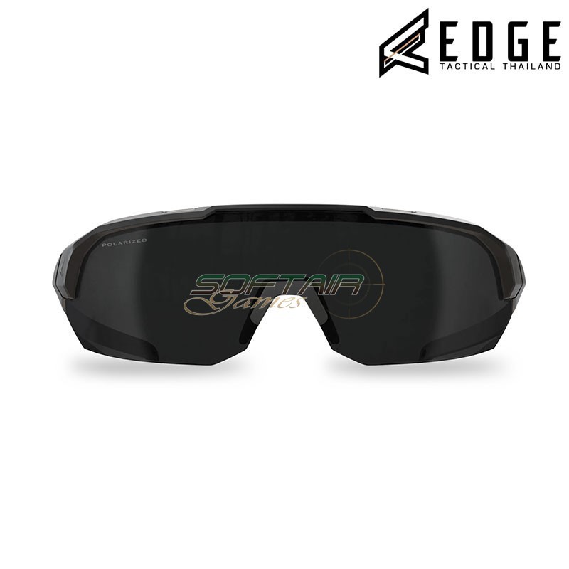 Arc Light Shooting Glasses BLACK lens SMOKE G15 Edge Tactical (edge-etal1-sm)