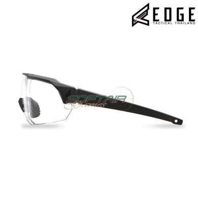 Arc Light Shooting Glasses BLACK lens CLEAR Edge Tactical (edge-etal1-ts)
