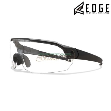Arc Light Shooting Glasses BLACK lens CLEAR Edge Tactical (edge-etal1-ts)