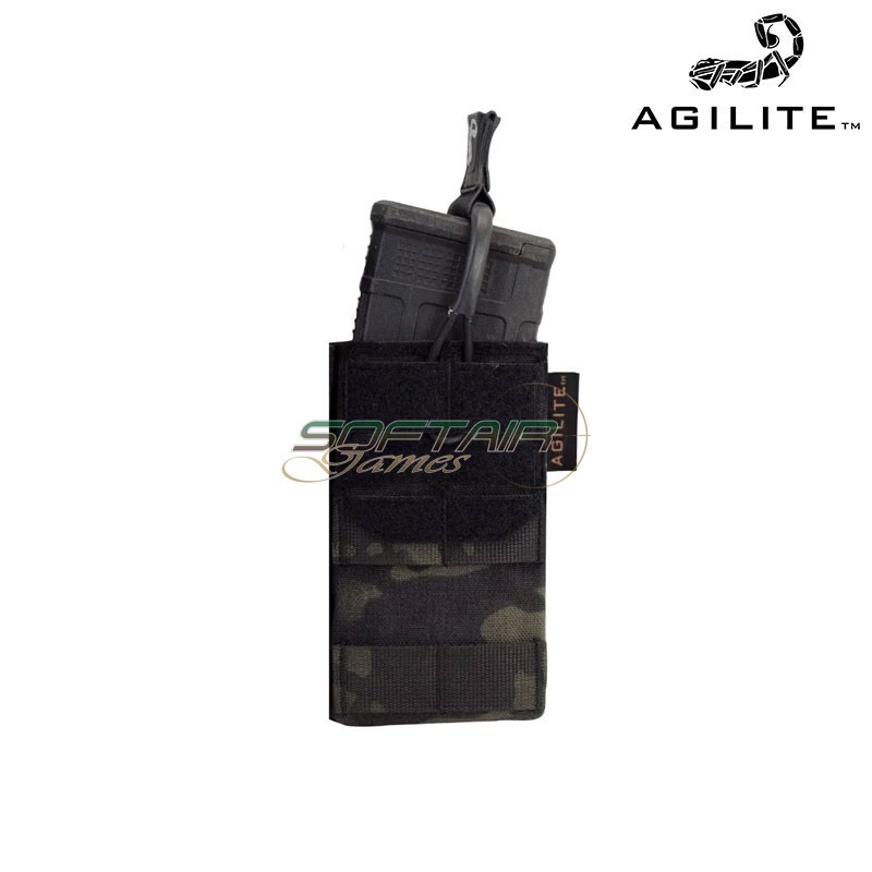Tasca singola AG1™ 5.56 MULTICAM BLACK Agilite (8151mtcb1sz)