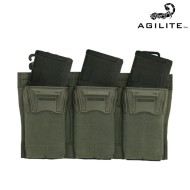 Tasca tripla PINCER PLACARD™ MULTI-CALIBER RANGER GREEN Agilite (8038.1rng1sz)