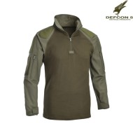 Combat Shirt OD GREEN Rip-Stop with protections Defcon 5 (d5-3433-od)