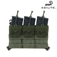 AG3™ PLACARD Triple Mag Pouch RANGER GREEN Agilite (8048rng1sz)