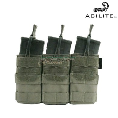AG3™ 5.56 Triple Mag Pouch RANGER GREEN Agilite (8153rng1sz)