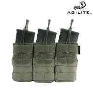 AG3™ 5.56 Triple Mag Pouch RANGER GREEN Agilite (8153rng1sz)