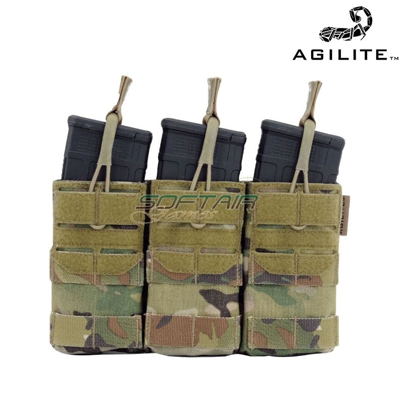 AG3™ 5.56 Triple Mag Pouch MULTICAM Agilite (8153mtc1sz)
