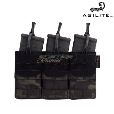 AG3™ 5.56 Triple Mag Pouch MULTICAM BLACK Agilite (8153mtcb1sz)