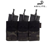 AG3™ 5.56 Triple Mag Pouch MULTICAM BLACK Agilite (8153mtcb1sz) AG3™ 5.56 Triple Mag Pouch MULTICAM BLACK Agilite (8153mtcb1sz)