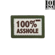 Patch 3D PVC 100% asshole sand/green 101 inc (inc-14077)