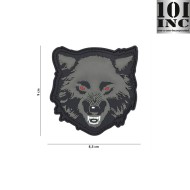 Patch 3D PVC Wolf grey 101 inc (inc-11138)