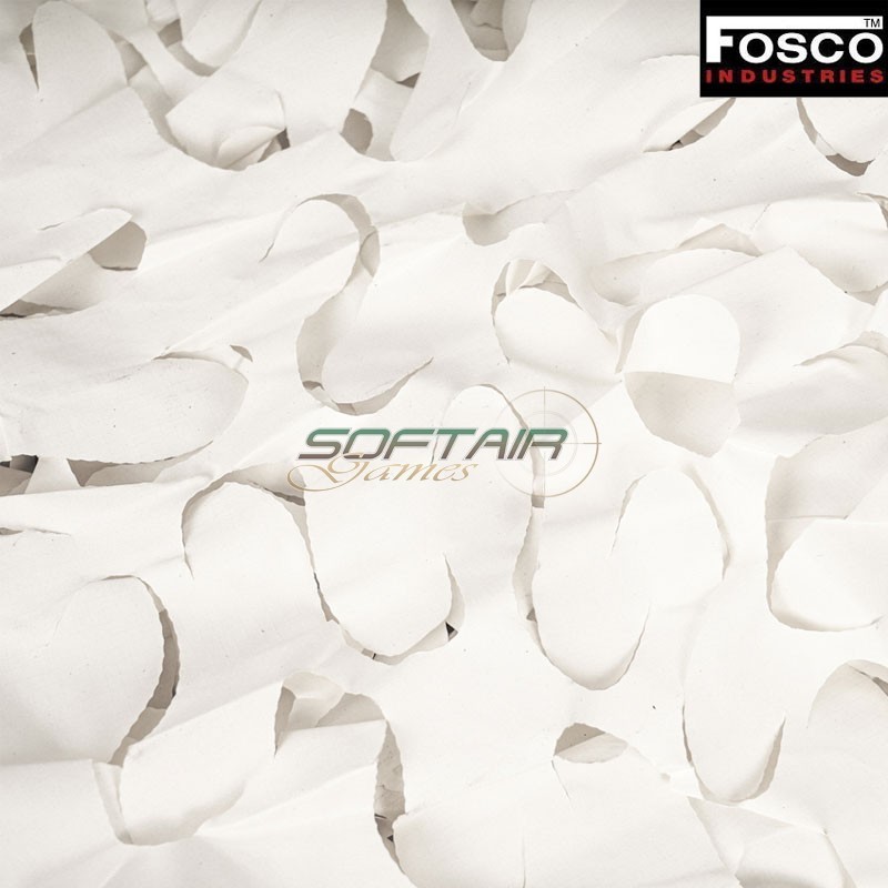 Camouflage Net 3.1x1.5m SNOW WHITE Fosco Industries (fo-469212-wh)