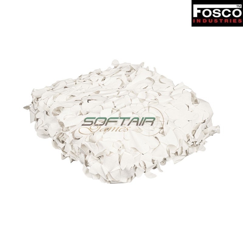 Rete camouflagenet 3.1x1.5m SNOW WHITE Fosco Industries (fo-469212-wh)