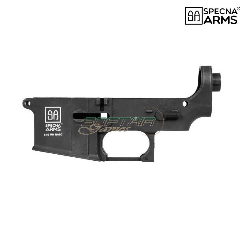 Lower receiver BLACK Core™ SA logo per M4 Specna Arms® (spe-09-027527)