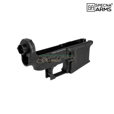 Lower receiver BLACK Core™ SA logo for M4 Specna Arms® (spe-09-027527)
