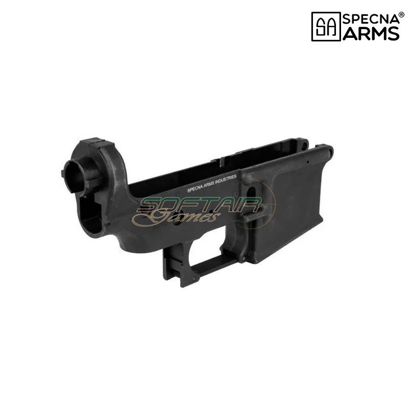 Lower receiver BLACK Core™ SA logo for M4 Specna Arms® (spe-09-027527)