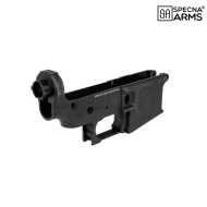 Lower receiver BLACK Core™ SA logo for M4 Specna Arms® (spe-09-027527)