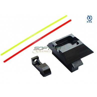 Fiber Optic Sight Glock Pps (cod.pps-fs&rs-02)