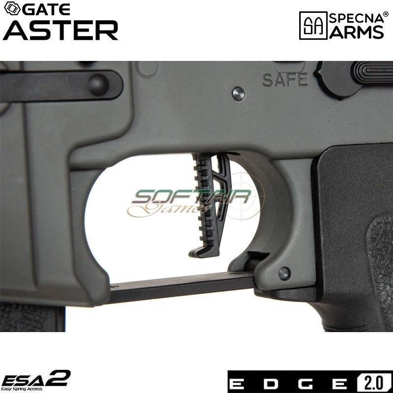 Electric rifle SA-E12 M4 Short keymod carbine Edge 2.0™ GREY Specna Arms® (spe-01-035469)