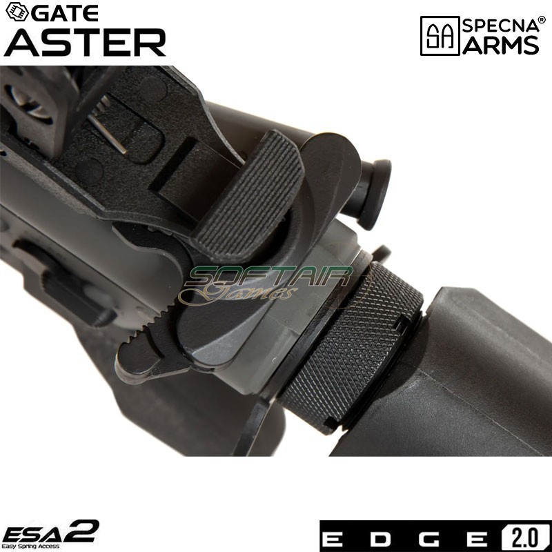 Electric rifle SA-E12 M4 Short keymod carbine Edge 2.0™ GREY Specna Arms® (spe-01-035469)