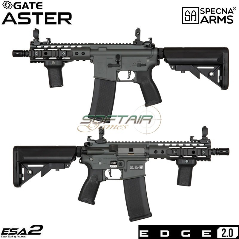 Fucile elettrico SA-E12 M4 Short keymod carbine Edge 2.0™ GREY Specna Arms® (spe-01-035469) Fucile elettrico SA-E12 M4 Short keymod carbine Edge 2.0™ GREY Specna Arms® (spe-01-035469)