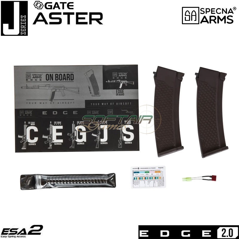 Fucile elettrico J-Series™ SA-J11 Edge 2.0™ carbine replica BLACK Specna Arms® (spe-01-036110) Fucile elettrico J-Series™ SA-J11 Edge 2.0™ carbine replica BLACK Specna Arms® (spe-01-036110)