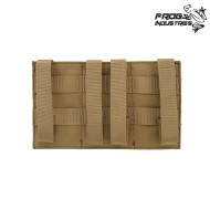Triple elastic pouch M4/M16 COYOTE Frog Industries® (fi-m51613042-tan)