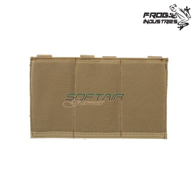 Triple elastic pouch M4/M16 COYOTE Frog Industries® (fi-m51613042-tan)