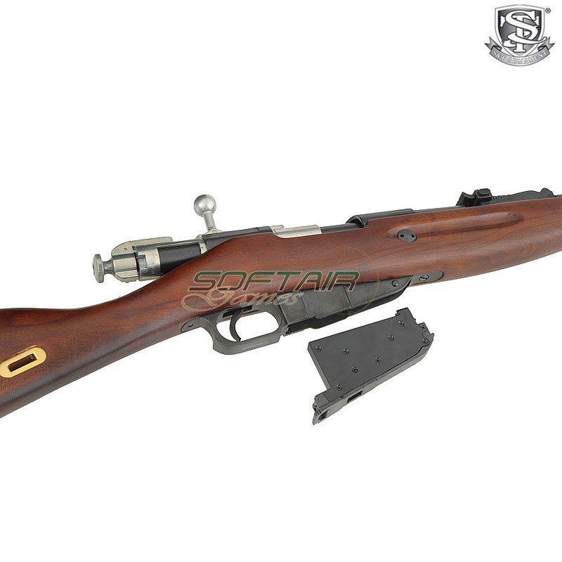 Spring rifle Mosin-Nagant M1891/30 REAL WOOD s&t (st-stspg20rw)