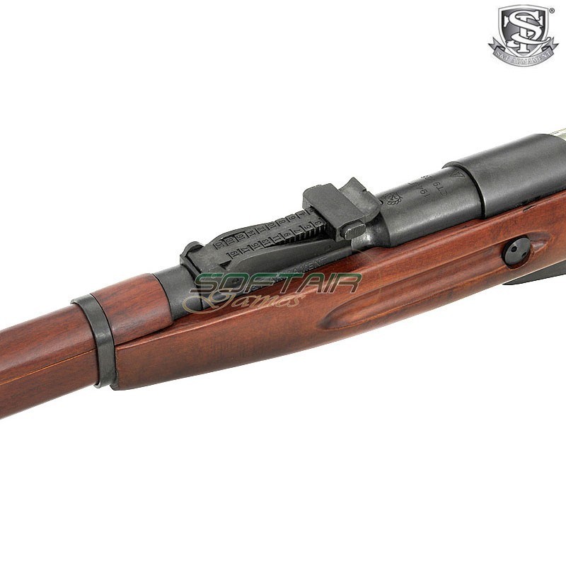 Fucile a molla Mosin-Nagant M1891/30 REAL WOOD s&t (st-stspg20rw)